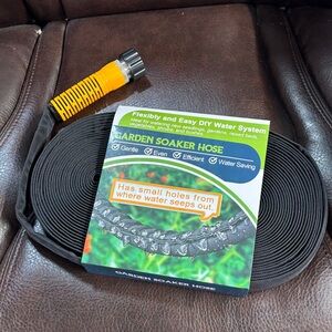 Kip orange soaker Garden flat soaker hose flexible easy DIY water system 50ft